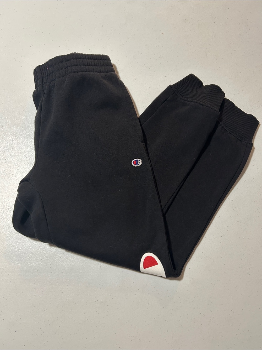 Champion Boy’s Black Sweatpants Joggers Size Small 7/8
